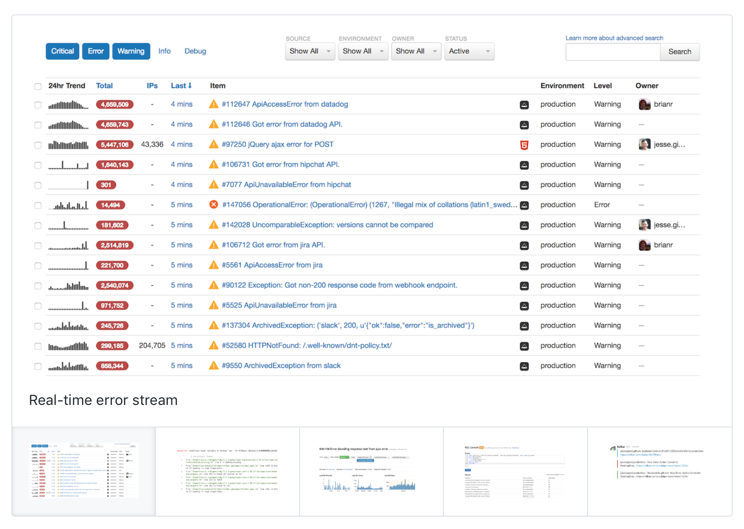 Снимок экрана: пример снимка экрана продукта приложения на GitHub Marketplace.